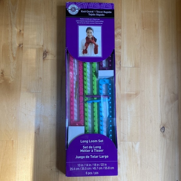 LOOPS & THREADS KNIT QUICK | Long Loom Set - Picture 1 of 8